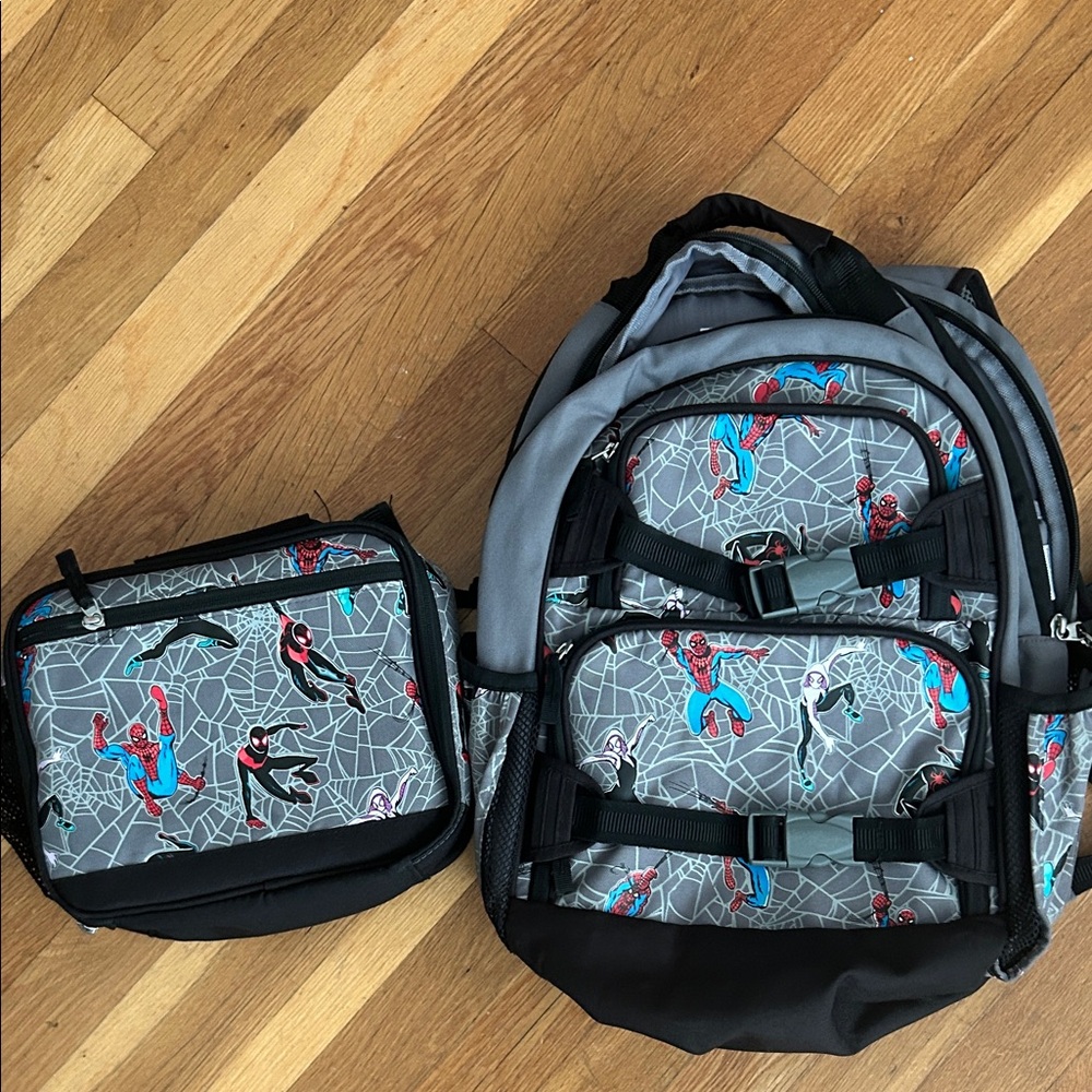 Spider-Man Themed Backpack and Lunch Bag Set